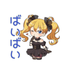 金髪ゴスロリの女の子★夏（個別スタンプ：37）