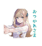 ふんわり女子の友達返信（個別スタンプ：12）