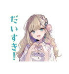 ふんわり女子の友達返信（個別スタンプ：13）