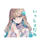ふんわり女子の友達返信（個別スタンプ：27）