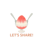 夏のくらし（ひんやりスイーツ）（個別スタンプ：38）