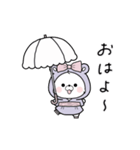 動く♪アクマちゃんの夏コーデ（個別スタンプ：1）