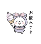 動く♪アクマちゃんの夏コーデ（個別スタンプ：10）