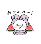 動く♪アクマちゃんの夏コーデ（個別スタンプ：11）