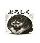 きもかわ犬 シベリアンハスキー（個別スタンプ：9）