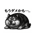 きもかわ犬 シベリアンハスキー（個別スタンプ：16）