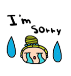 nenerin日常会話スタンプ288英語気遣い（個別スタンプ：27）