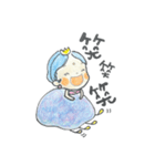 ハッピーくらげ姫ちゃんと仲間たち（個別スタンプ：4）