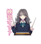 おしゃれJKの軽音楽部スタンプ（個別スタンプ：4）