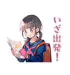 制服の女の子★山岳部の日常（個別スタンプ：15）