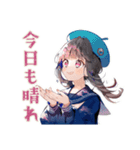 制服の女の子★山岳部の日常（個別スタンプ：16）