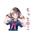 制服の女の子★山岳部の日常（個別スタンプ：30）