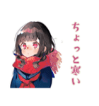 制服の女の子★山岳部の日常（個別スタンプ：33）