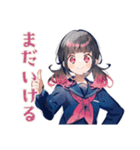 制服の女の子★山岳部の日常（個別スタンプ：37）