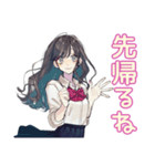 おしゃれJKの帰宅部ライフ♡（個別スタンプ：7）
