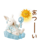 癒しウサギの「夏」の毎日（個別スタンプ：17）