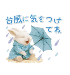 癒しウサギの「夏」の毎日（個別スタンプ：27）