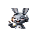 Rebunni 反抗うさぎはいい子を拒否（個別スタンプ：5）