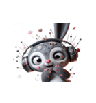 Rebunni 反抗うさぎはいい子を拒否（個別スタンプ：8）
