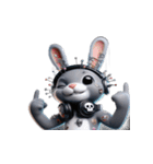 Rebunni 反抗うさぎはいい子を拒否（個別スタンプ：10）