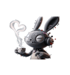 Rebunni 反抗うさぎはいい子を拒否（個別スタンプ：13）