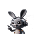 Rebunni 反抗うさぎはいい子を拒否（個別スタンプ：18）