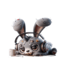 Rebunni 反抗うさぎはいい子を拒否（個別スタンプ：21）