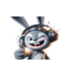 Rebunni 反抗うさぎはいい子を拒否（個別スタンプ：23）