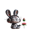 Rebunni 反抗うさぎはいい子を拒否（個別スタンプ：28）