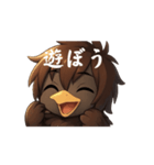 カラスのクロ子（個別スタンプ：1）