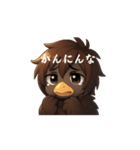 カラスのクロ子（個別スタンプ：4）