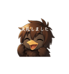 カラスのクロ子（個別スタンプ：5）