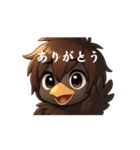 カラスのクロ子（個別スタンプ：9）