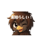 カラスのクロ子（個別スタンプ：15）