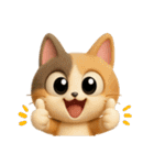 ゆるふわ三毛猫の日常会話（個別スタンプ：40）