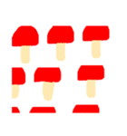 カラフルきのこ❶（個別スタンプ：6）