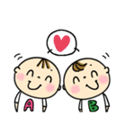 なかよしツインズ♡男の子Ver.♡日常使い（個別スタンプ：25）