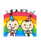 なかよしツインズ♡男の子Ver.♡日常使い（個別スタンプ：40）