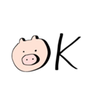 ブヒちゃんマーカー文字編（個別スタンプ：13）
