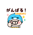 毎日つかえる！イルカおやじ君【動く】（個別スタンプ：14）