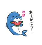 いやしの日常 イルカ編 6（個別スタンプ：4）