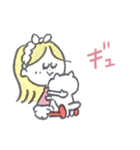 吹き出し♡優しい前向きマリーちゃん（個別スタンプ：34）