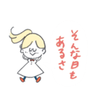 吹き出し♡優しい前向きマリーちゃん（個別スタンプ：35）
