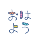 シンプルだけどお洒落風なデカ文字スタンプ（個別スタンプ：1）