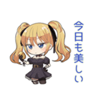 金髪ゴスロリの女の子★観劇会（個別スタンプ：22）