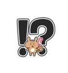 シマリスこりす でか文字（個別スタンプ：31）