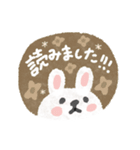 うさぎ大好き♡毎日使えるスタンプ（個別スタンプ：1）