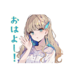 ふんわり女子の日常♡スタンプ（個別スタンプ：2）