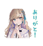 ふんわり女子の日常♡スタンプ（個別スタンプ：3）