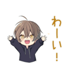 ちびパーカーくんの昆虫採集（個別スタンプ：10）